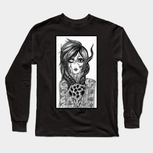 aura with skull Long Sleeve T-Shirt